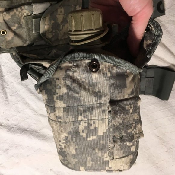 MOLLE II ACU FLC TACTICAL FIGHTING LOAD CARRIER VEST CHEST RIG & POUCHES JJ 951 - Picture 6 of 13